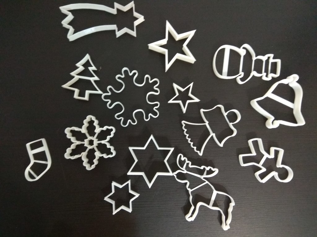 Christmas Cookie Cutters Shapes