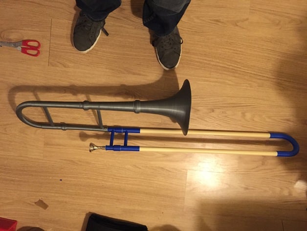 The PrintBone: a fully printable playable trombone
