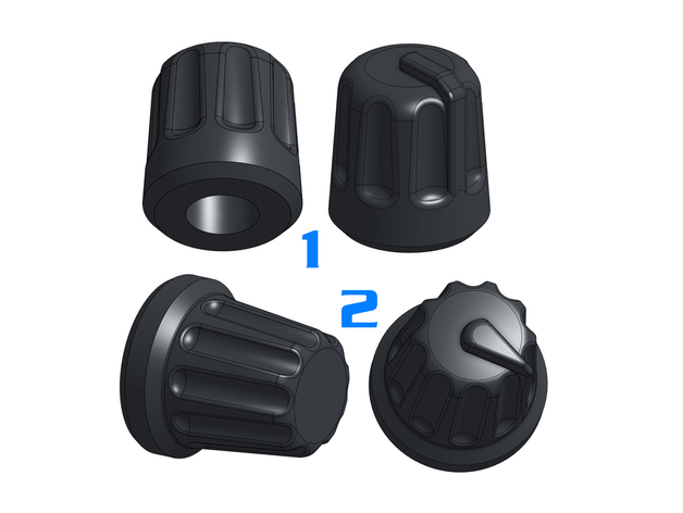 knobs for potentiometer or encoder