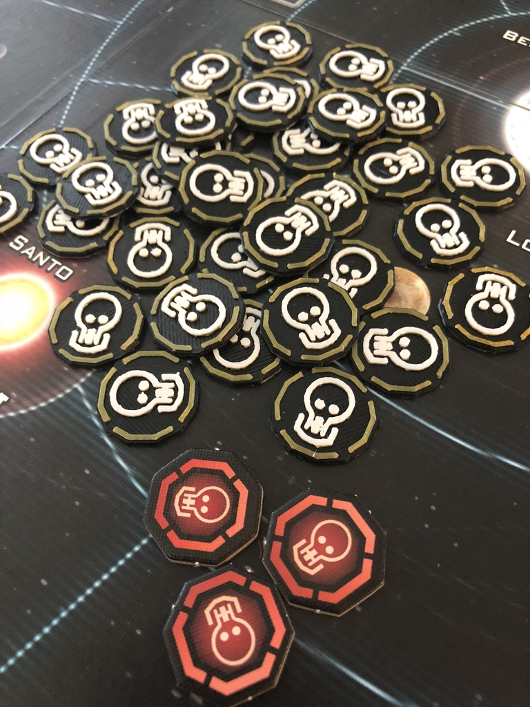 Firefly The Game - Reaver Alert tokens
