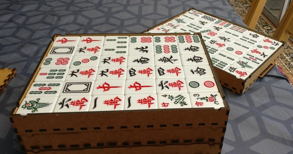 Mahjong Case, Laser Cut