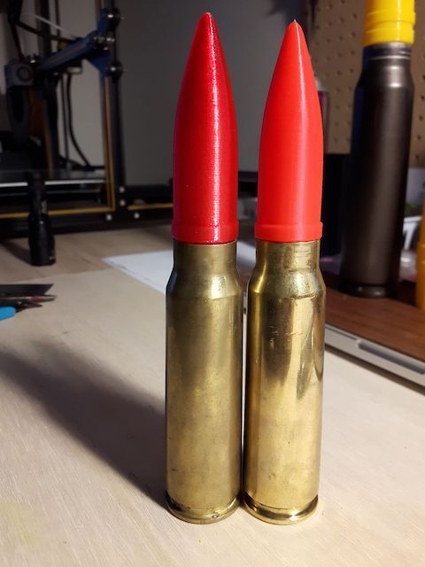 20mm Projectile (Fits 20mm Brass)