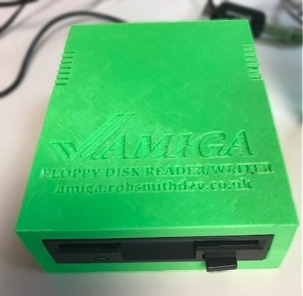 Arduino Amiga Floppy Drive Reader/Writer Enclosure