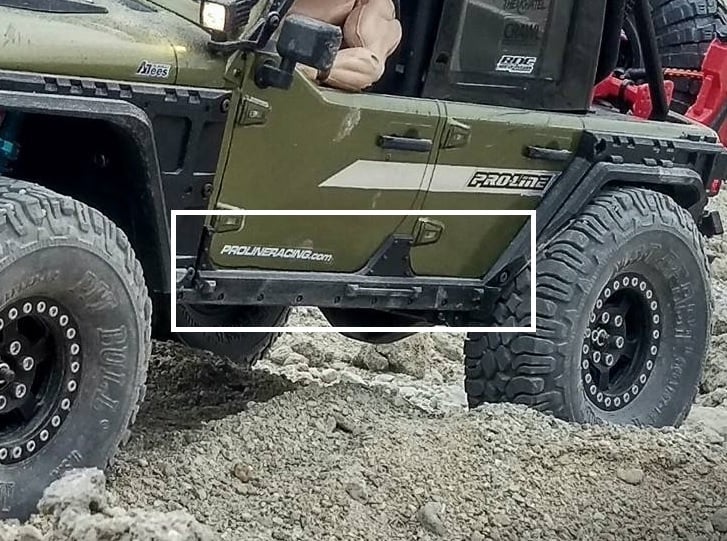 Axial SCX10 Jeep JK - Armor Rock Sliders