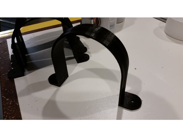 4" PVC pipe saddle clamp