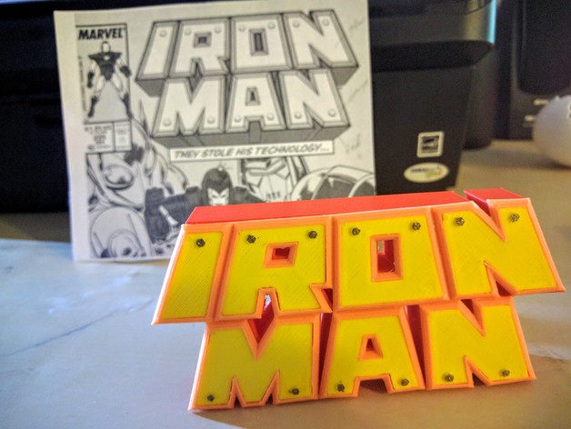 Iron Man Comics Logo