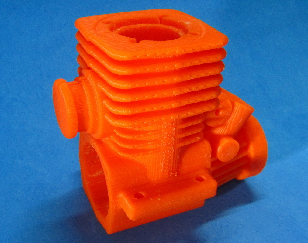 Nitro RC Car Engine Block