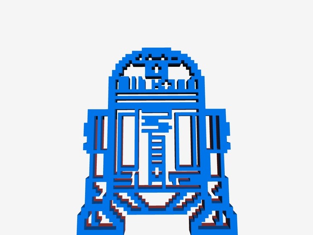 R2-D2 pixel art