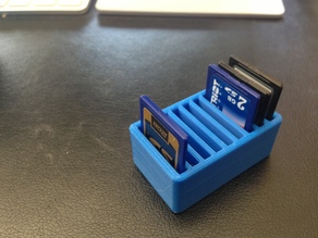SD card holder 3D model