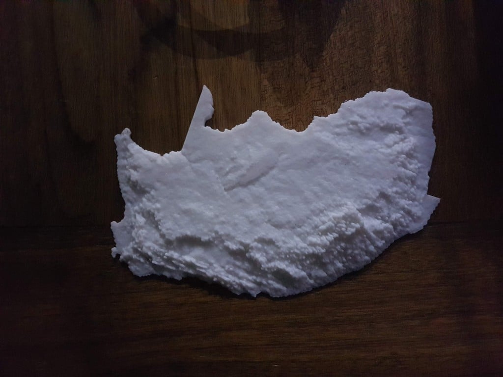 Topographic South Africa