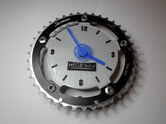 Fahrrad Kettenblatt Wanduhr / Bicycle Chainring Clock