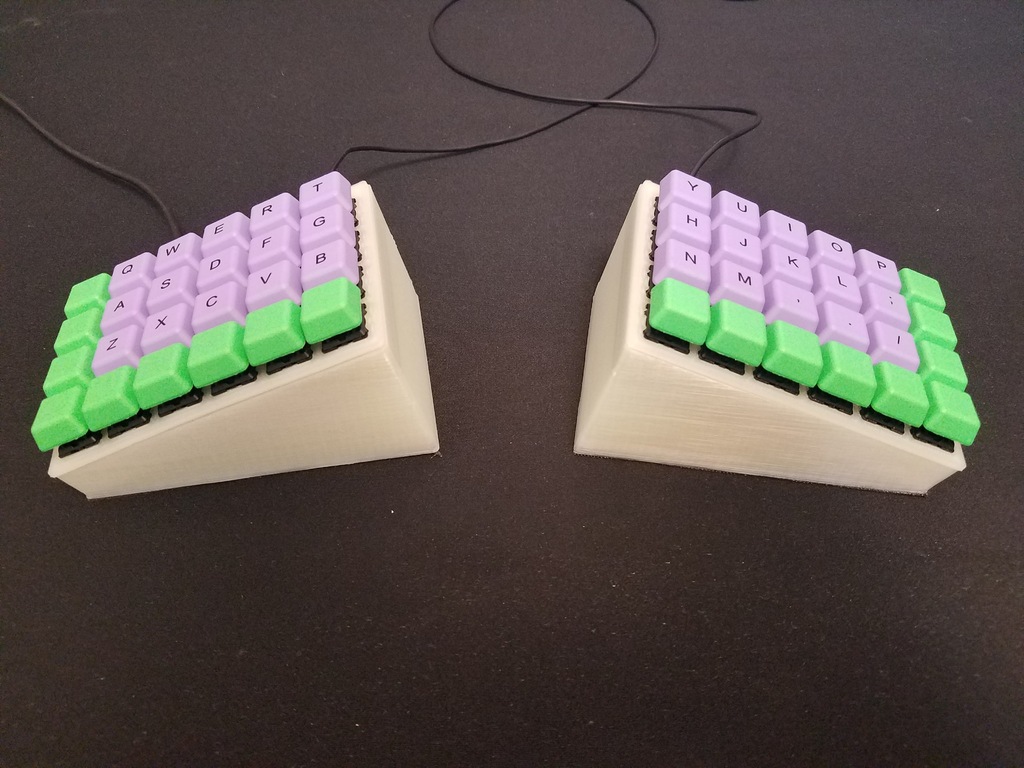 The Wedge - Let's Split tented keyboard case