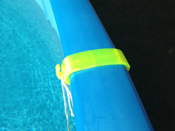 Swimming Pool Hand Rail Clips - Replacement Parts Modeled after a Existing One