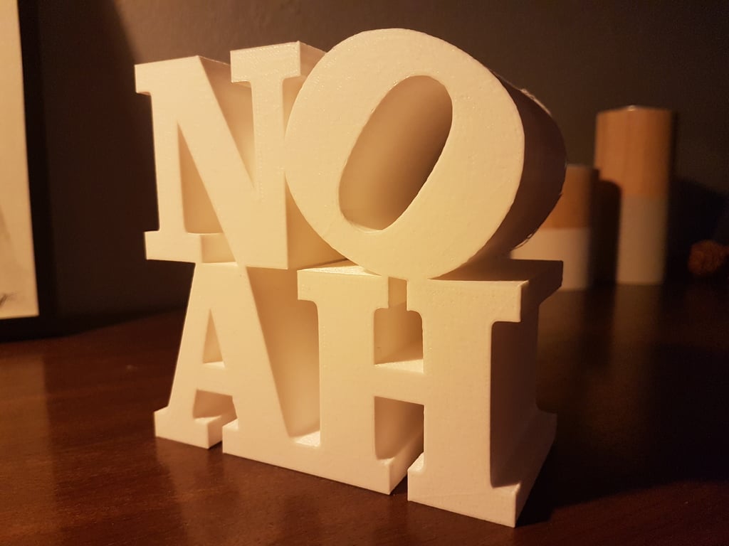 Noah (in the style of Love Sculpture)