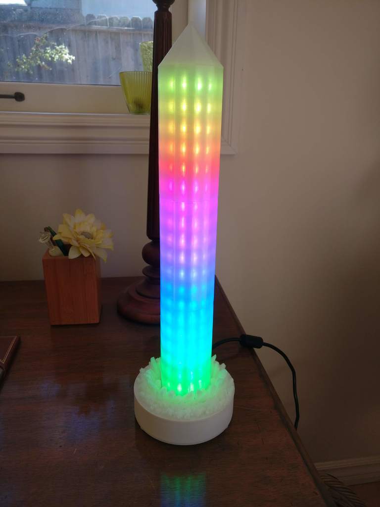 Neopixel Strip Matrix Crystal Lamp