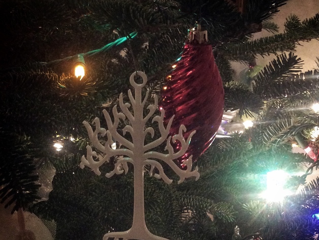Tree of Gondor Christmas tree ornament