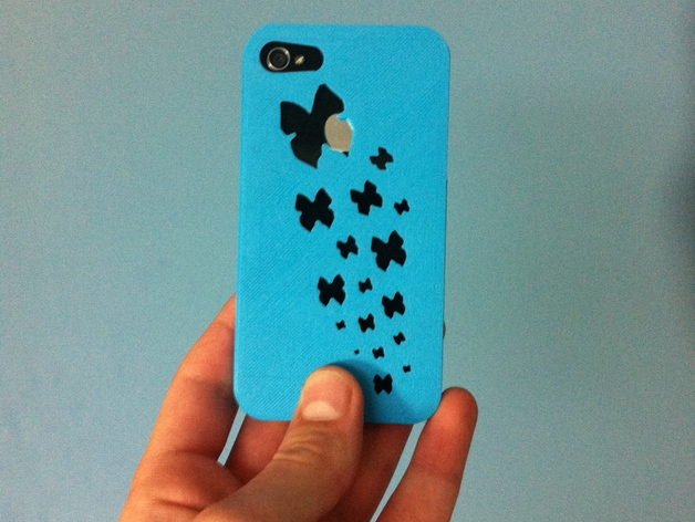 Kallima inachus butterfly iPhone 4/4s case (butterfly's flying away iPhone case)