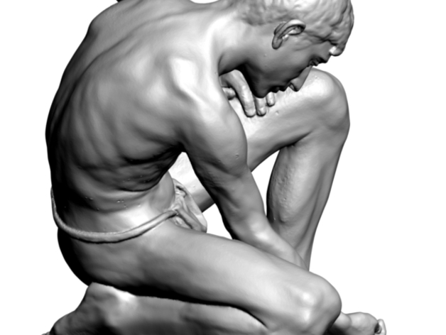 3D Scan of the statue Marble Player