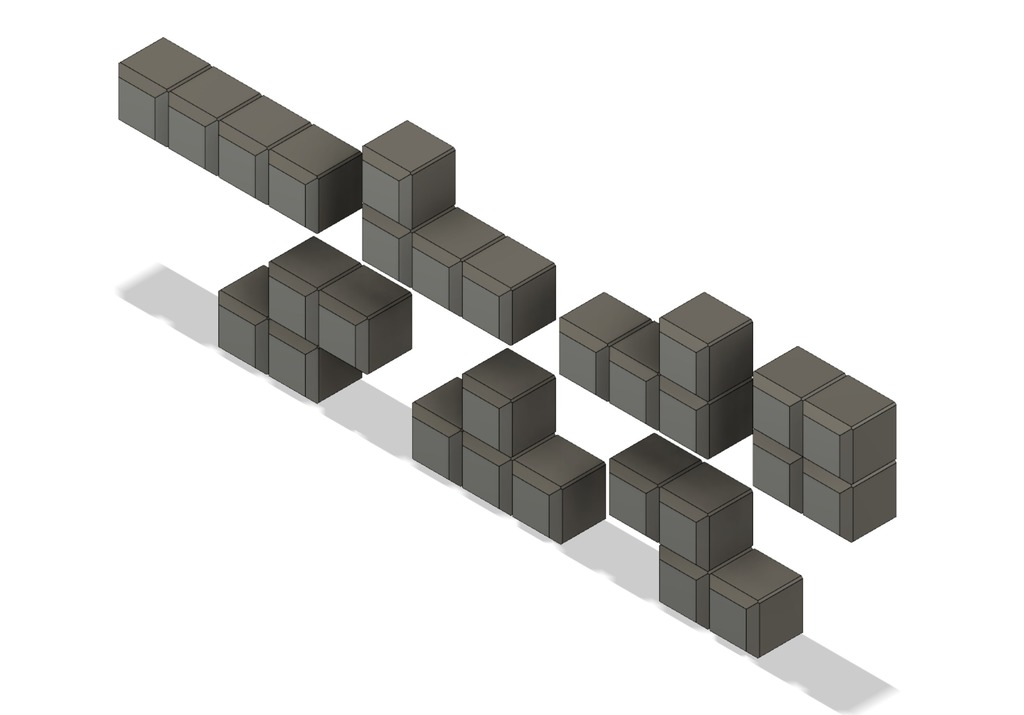 Tetris Magnet Blocks