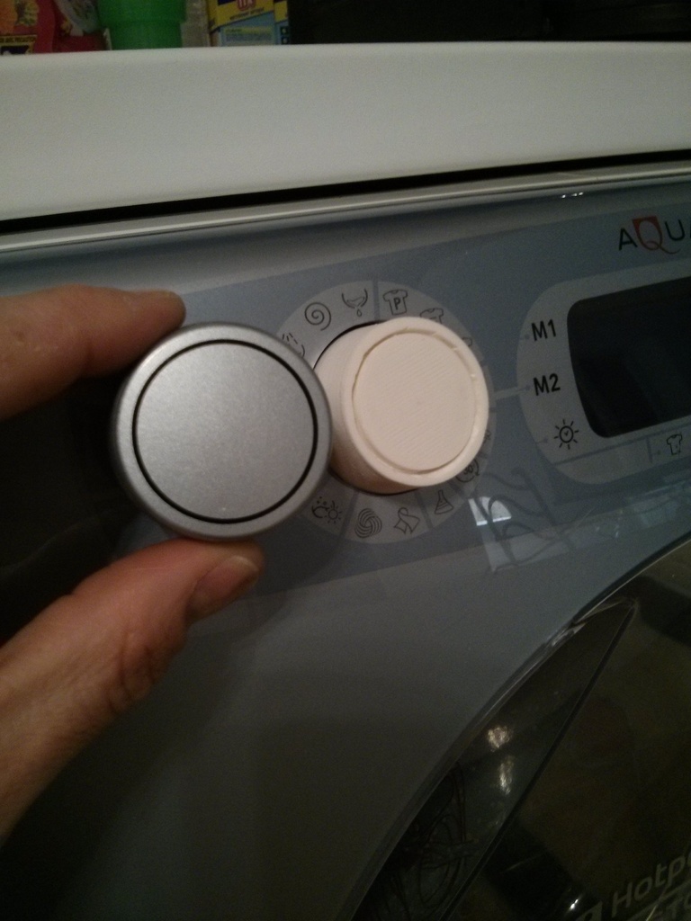 Ariston Hotpoint Aqualtis washing machine button