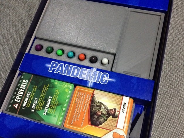 Organizer boxes for Pandemic Board Game