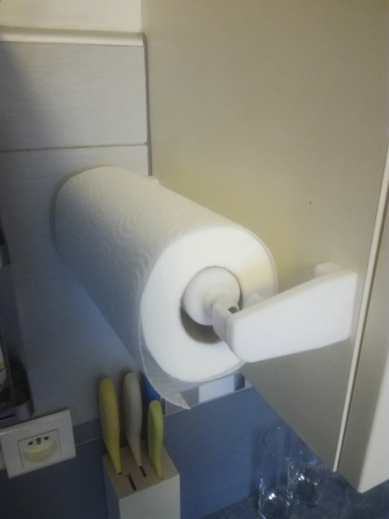 One hand easy change Paper Towel roll holder / Porte essuie-tout