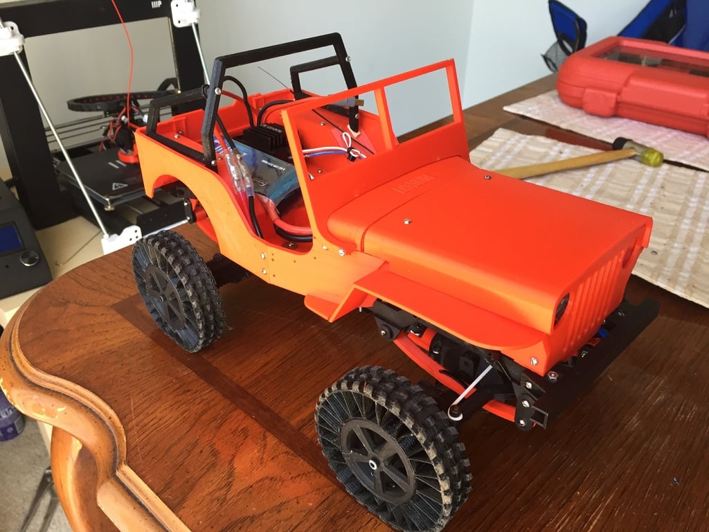 Fully 3D printable OSSUM Jeep