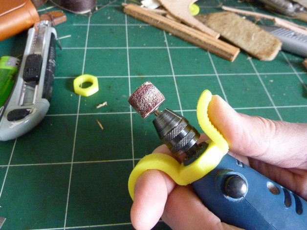 Precision handle for mini-drill / Dremel like - Poignée de précision pour mini-perceuse / Dremel