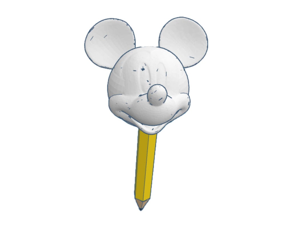 Mickey Mouse Pencil Topper - Remix