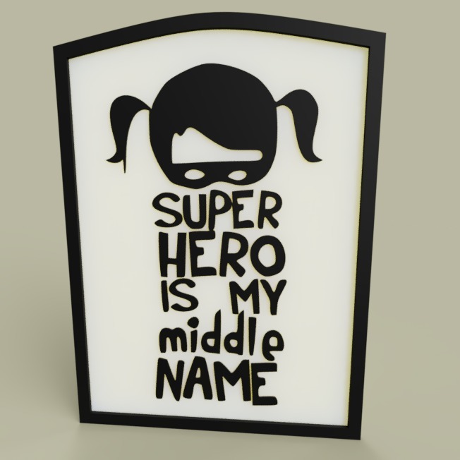LOL - Girl - Super hero is my middle Name