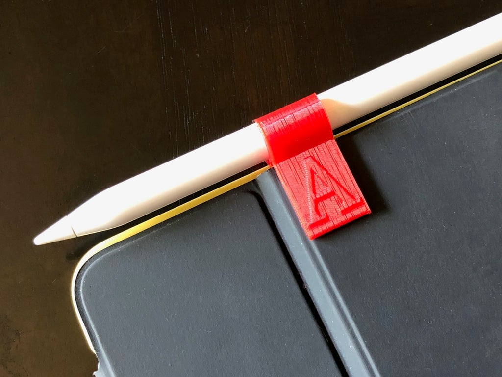 Monogrammed Apple Pencil Holder for Smart Keyboard