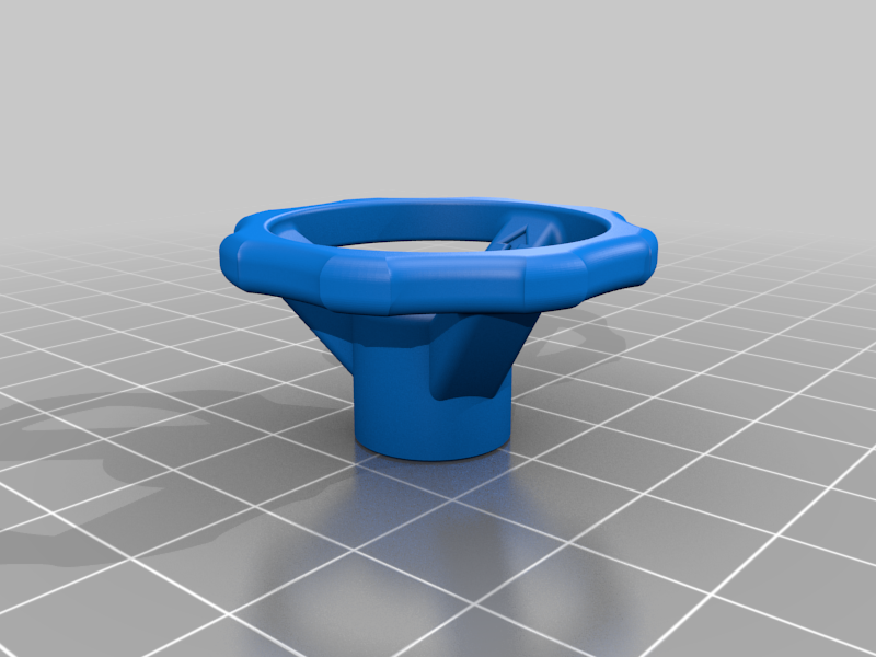 Parametric LCD panel KNOB for PRUSA I3 Hephestos