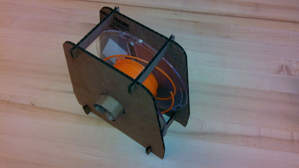 Cardboard filament spool holder