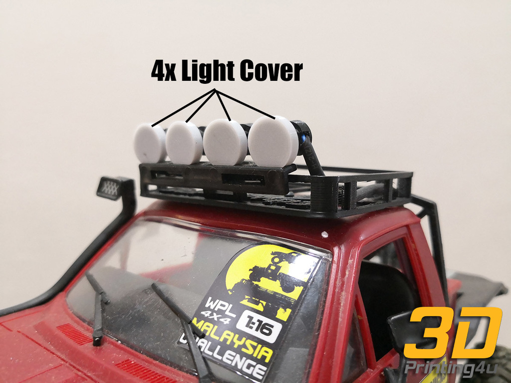 WPL C14 Hilux Headlight Cover
