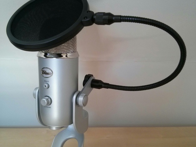 Blue Yeti Microphone Pop Filter Bracket