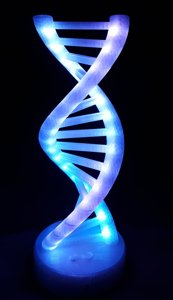 LED DNA model - helix lamp