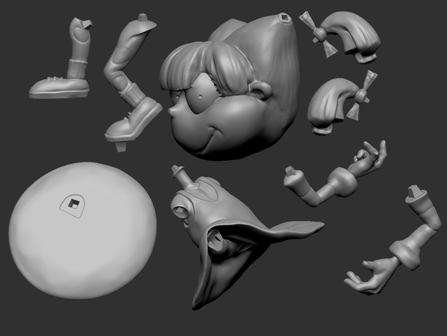 Angelica Rugrats In Parts By Udograf Thingiverse