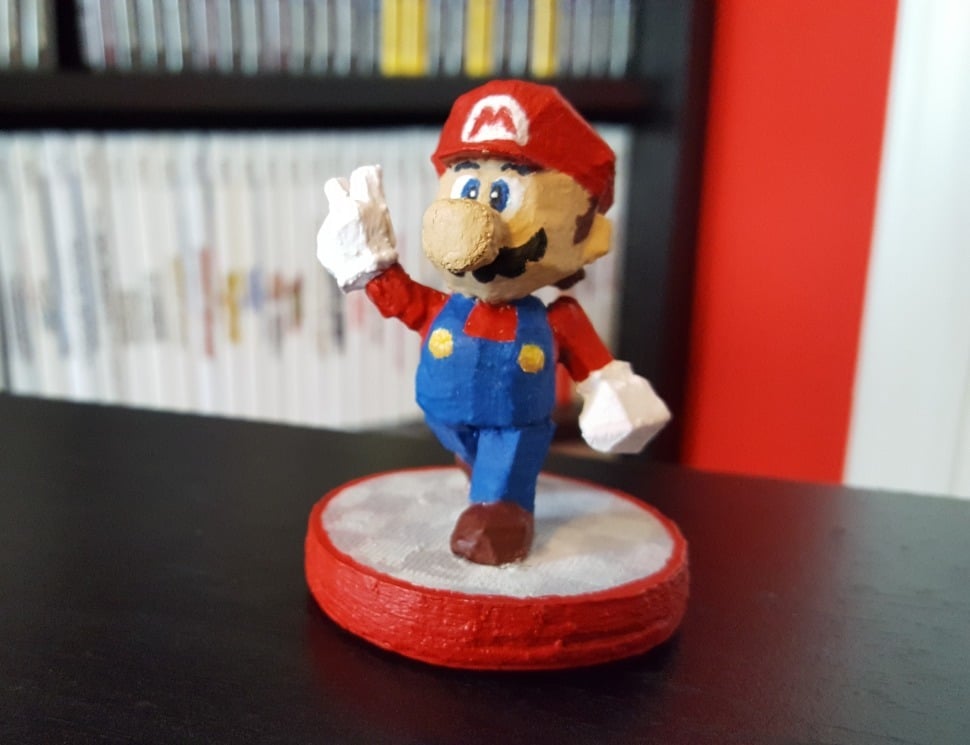 Custom amiibo - Super Mario 64 model