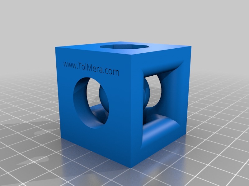 40mm Stress Calibration Cube (With Impossible Ball)