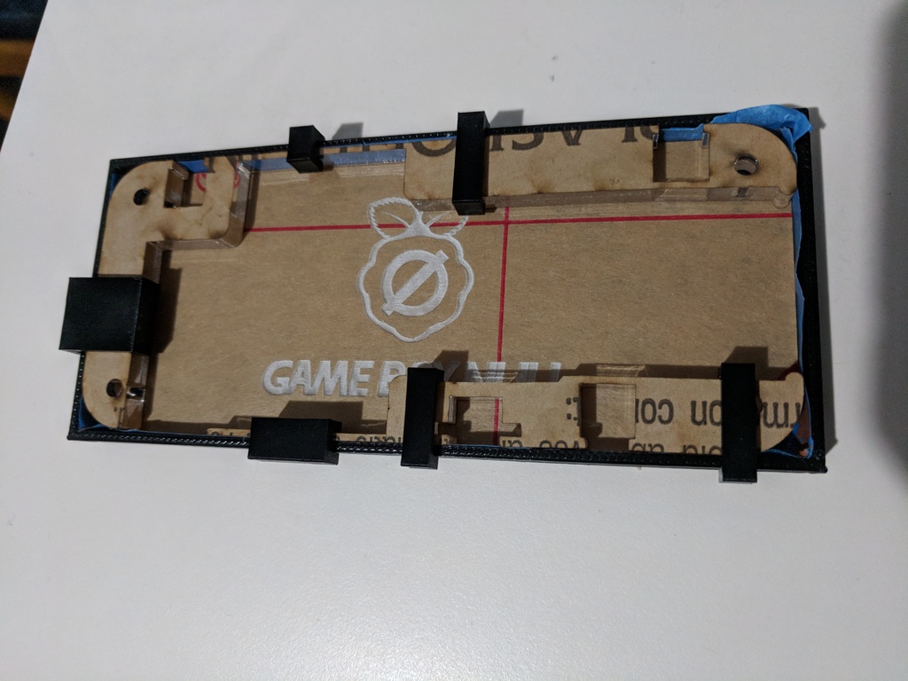 Gameboy Null Acrylic Gluing Jig