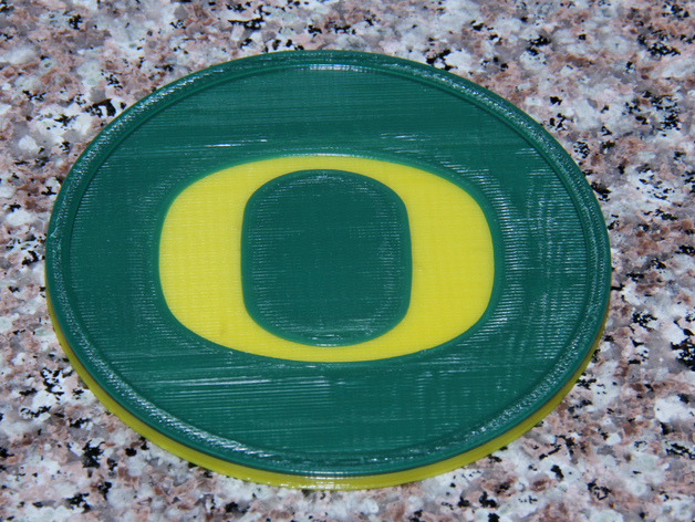 Oregon Ducks Coaster