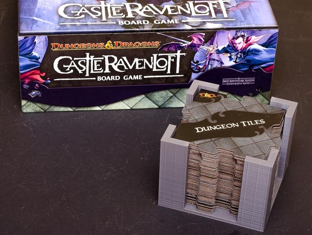 Tile Tray for Castle Ravenloft Board Game