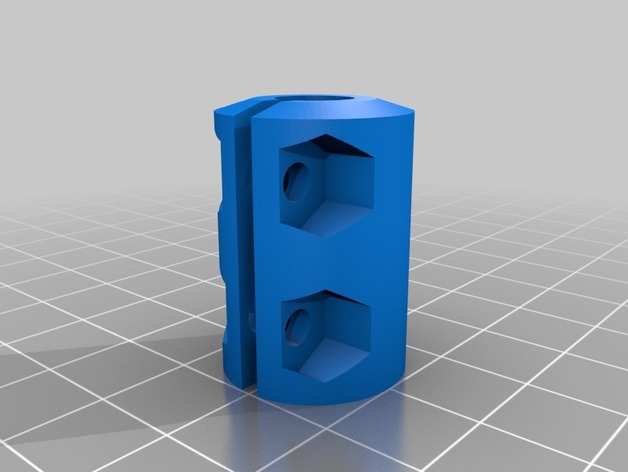 Rigid Coupler M8 to  M5 on Mostly Printed CNC