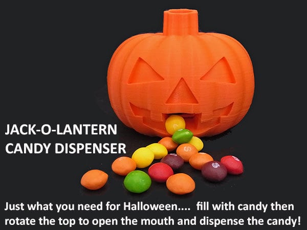 Jack-O-Lantern Candy Dispenser