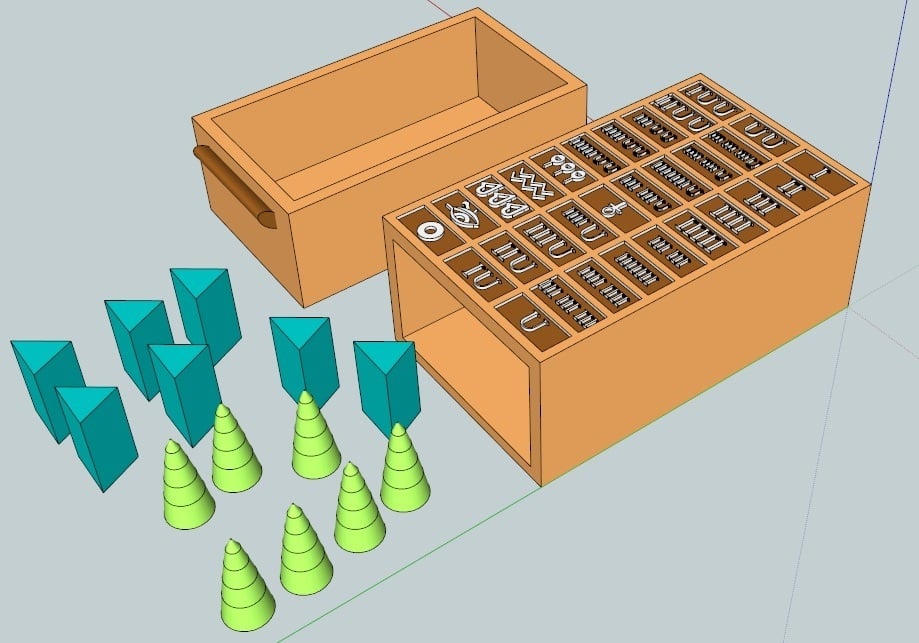Senet gameset