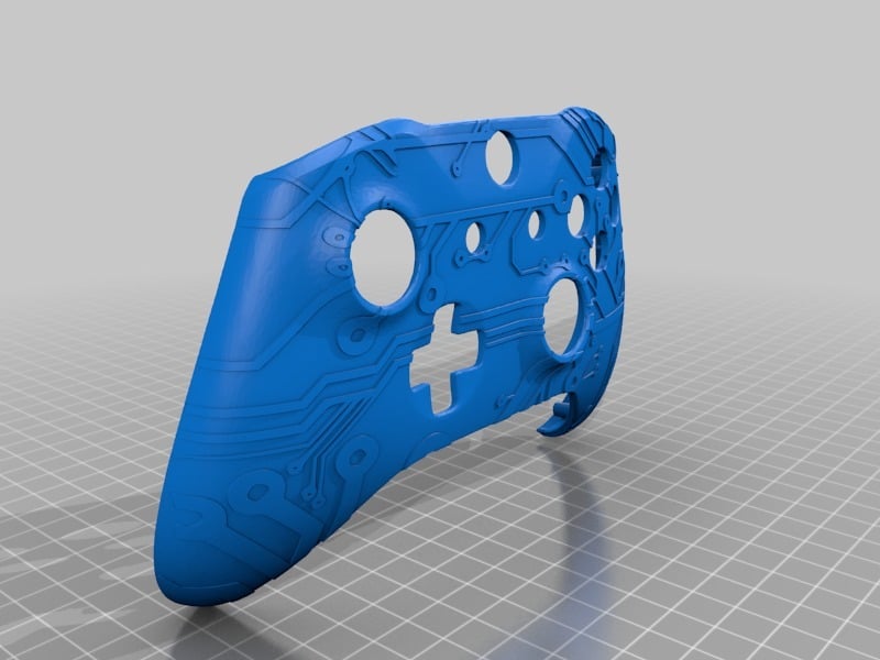 Xbox One S Custom Controller Shell - Circuit Pattern