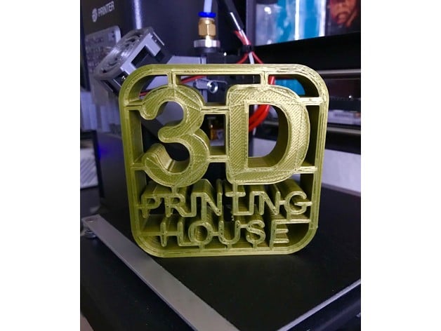 3D Printing House Logo