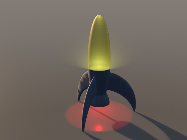 LED Rocket Lamp