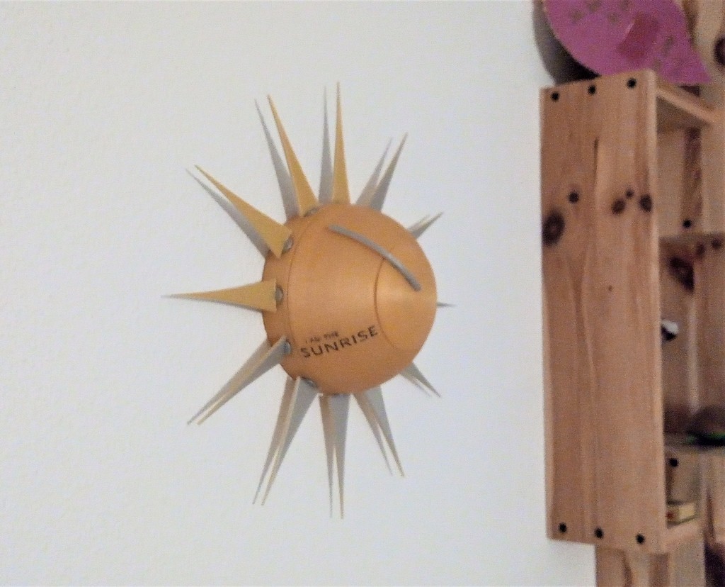 I am the SUNRISE (kinetic art clock)