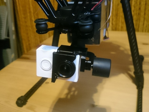Xiaomi Yi - Jiyi G3-3D gimbal adapter